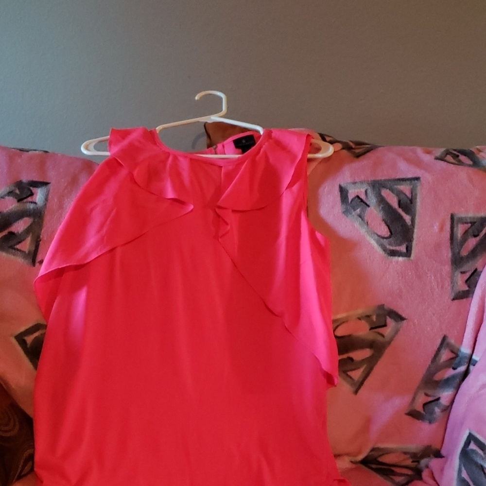 Ladies blouse/top pink/ Coral